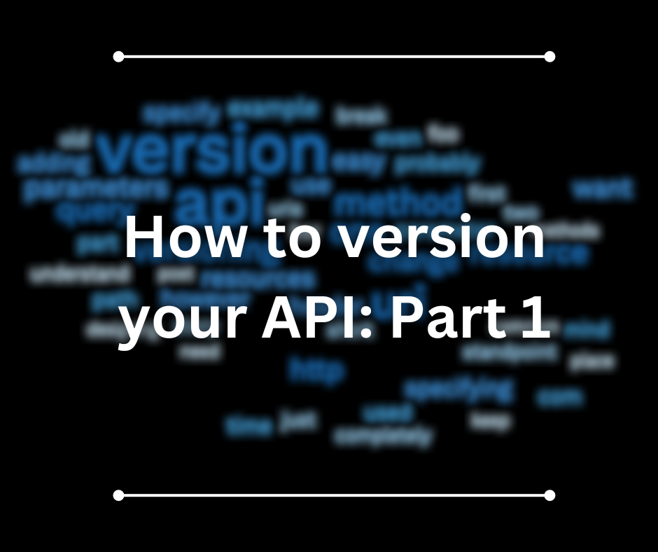 Ways to version your API