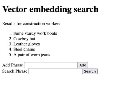 Semantic search results for construction worker